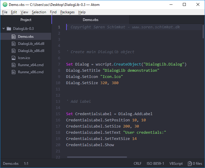 DialogLibScript